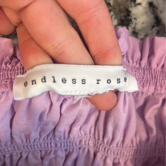 endless rose cropped puffy top - Picture 2 of 3